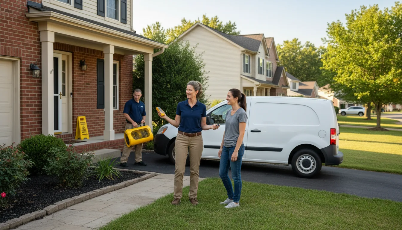 Residential water damage restoration in Nettleton, MS